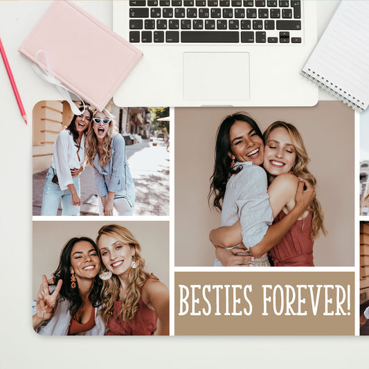 Mousepad XXL personalisiert mit Fotos & Wunschtext | Schreibtischunterlage & Gaming-Mauspad