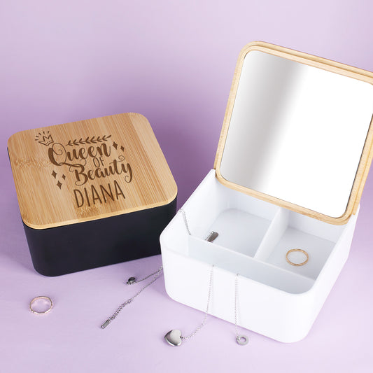 Queen of Beauty - mit Ihrem Wunschnamen auf dem Deckel graviert