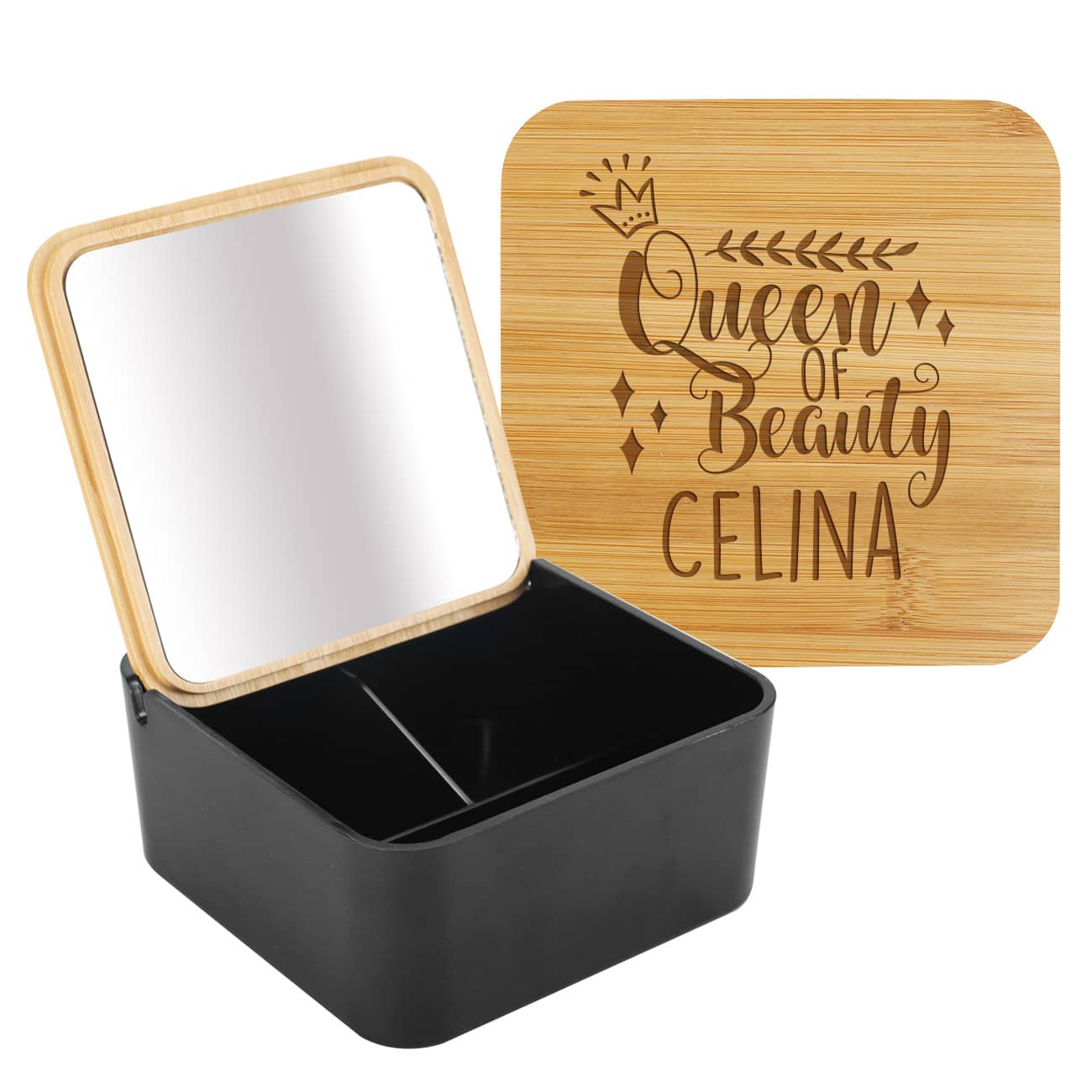 Personalisierte Schmuckaufbewahrung oder für Kosmetikartikel mit Wunschname