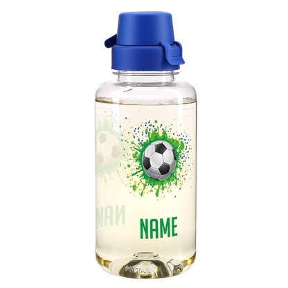 Fußball Trinkflasche mit Name, 0,7 L