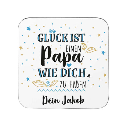 quadratischer Untersetzer mit Personalisierung