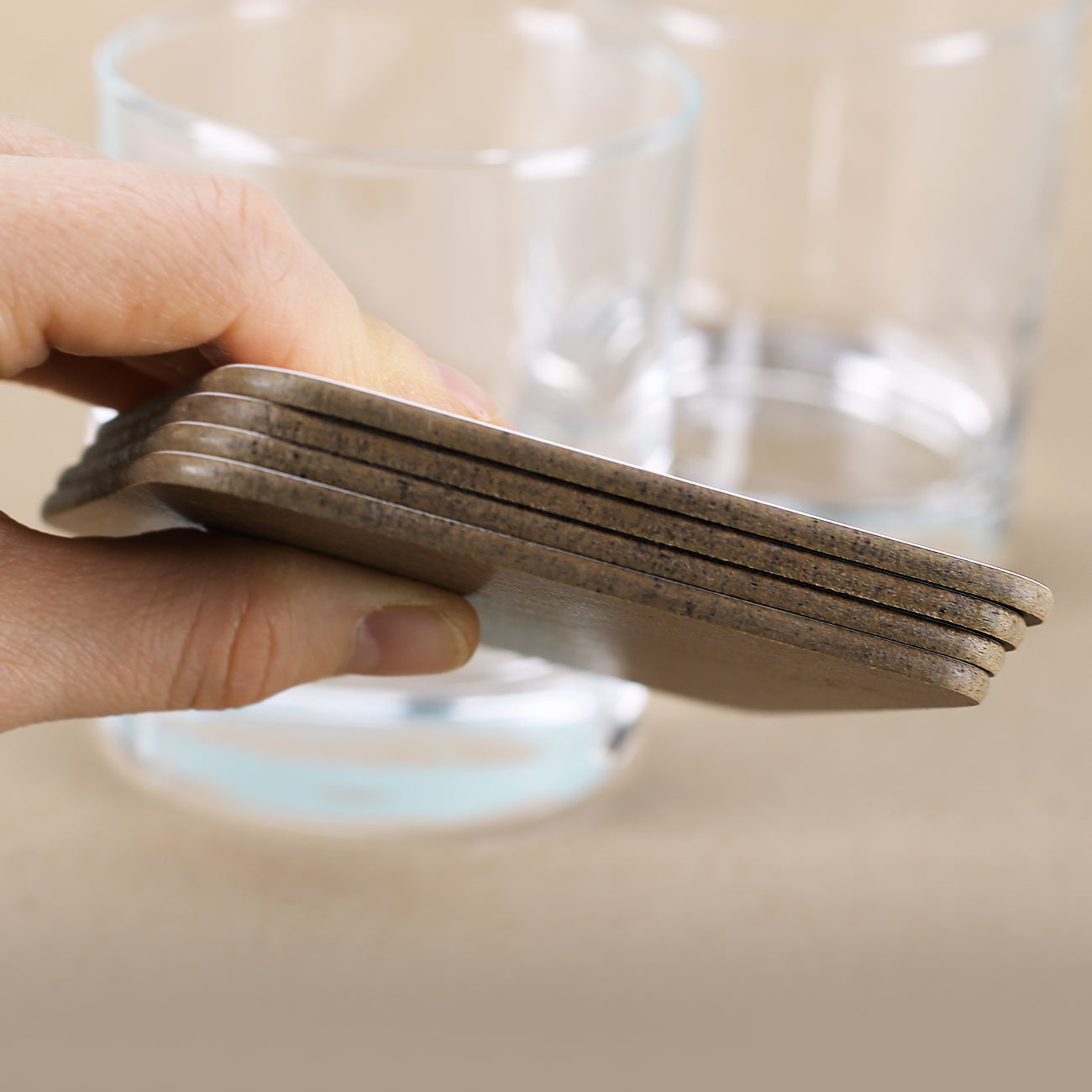 Untersetzer im 4er-Set mit Foto