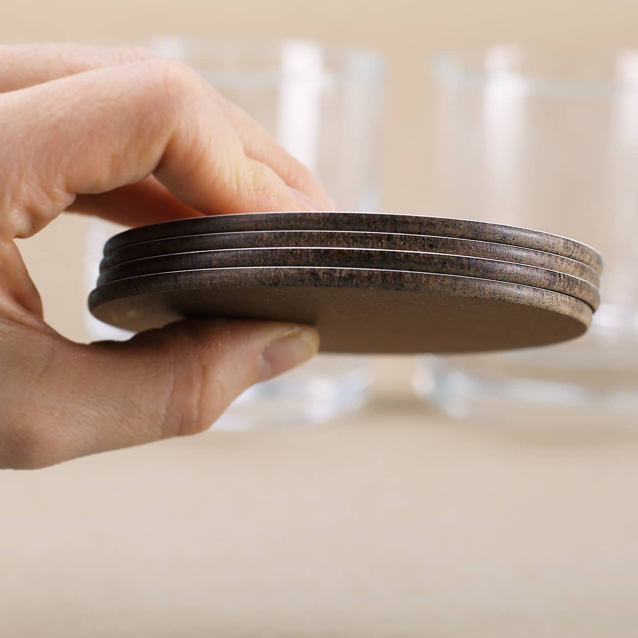 MDF-Platten mit Kunststoffüberzug