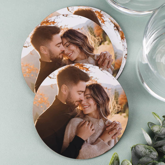 Glasuntersetzer als Fotogeschenk