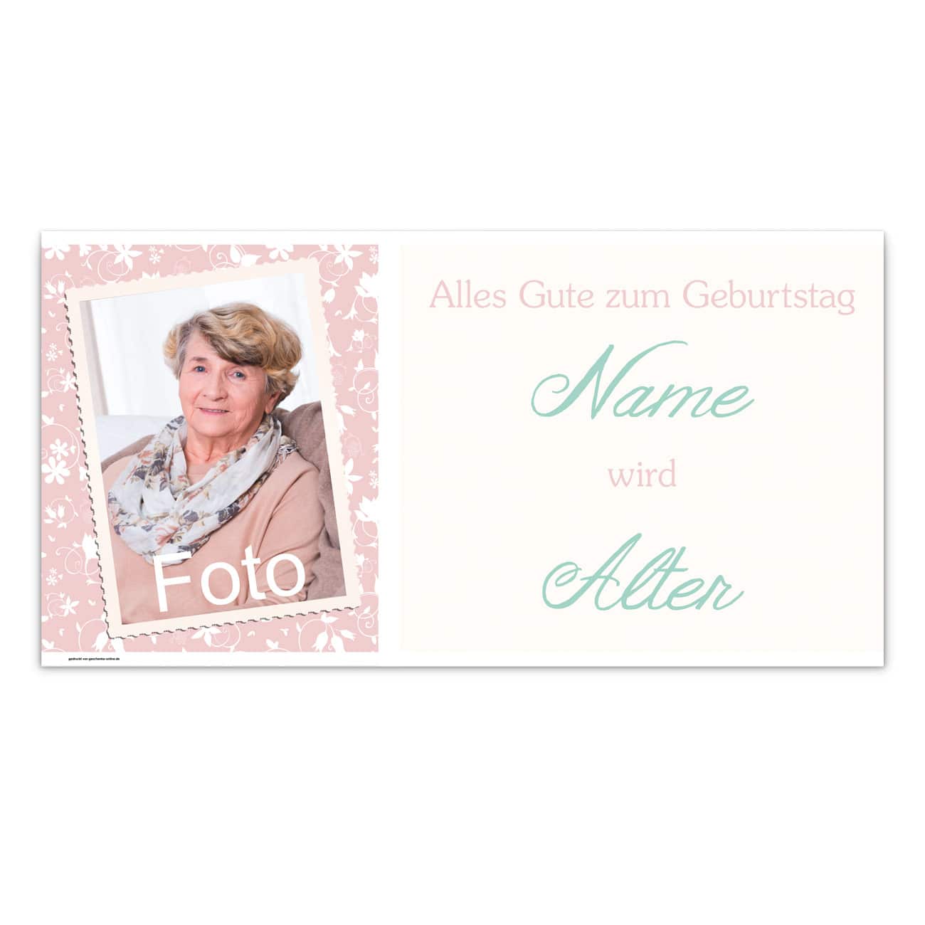 XXL Banner für Frauen - jung oder alt