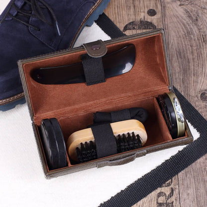 Schuhpflegeset im Etui