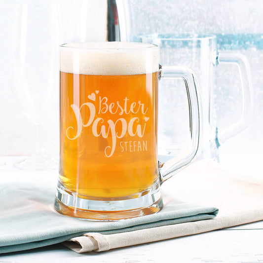 Bierseidel "Bester Papa"