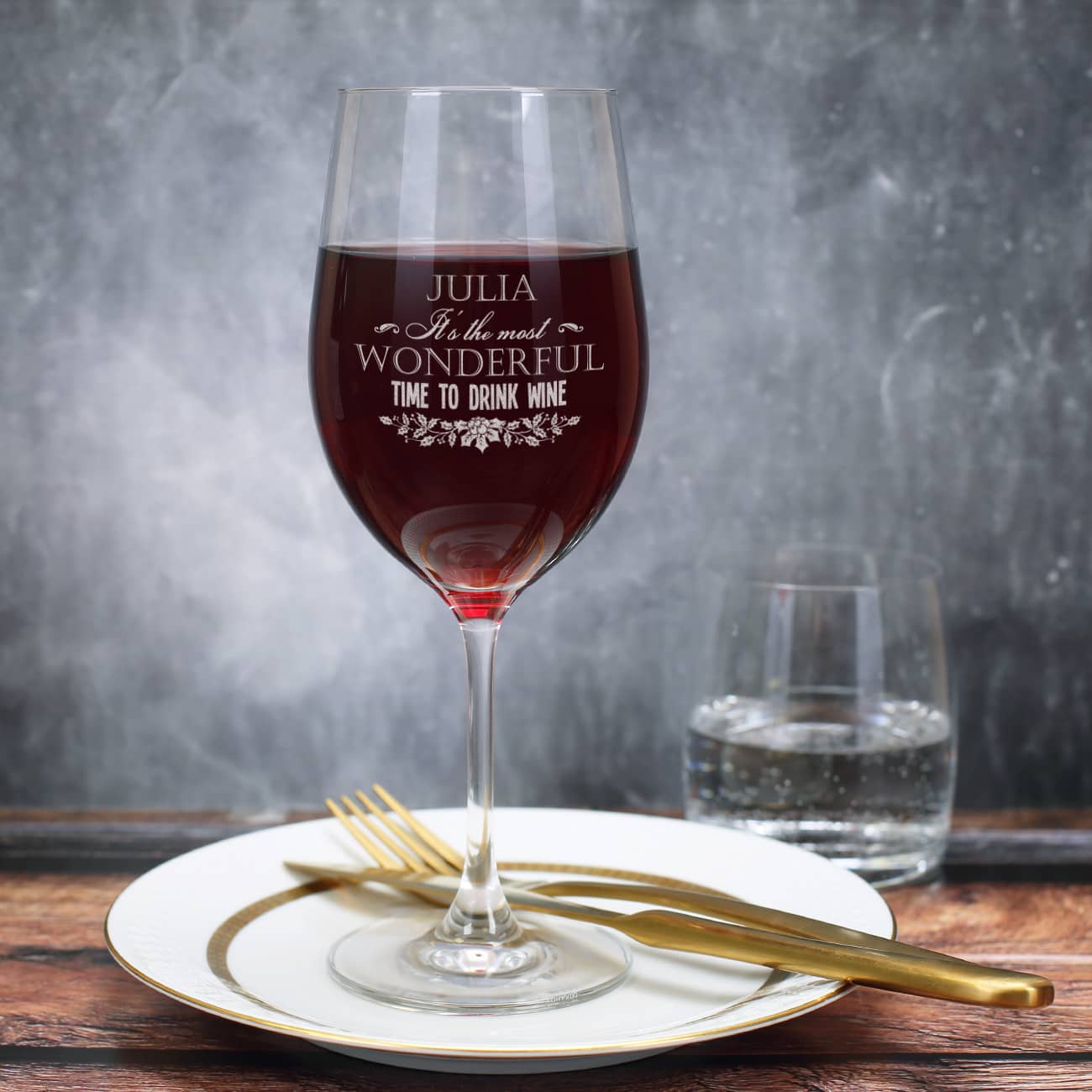 It's the most wonderful time to drink wine Leonardo Weinglas als Kleinigkeit zu Weihnachten