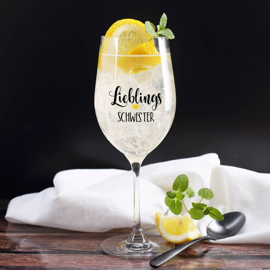 Weinglas von Leonardo mit Aufdruck