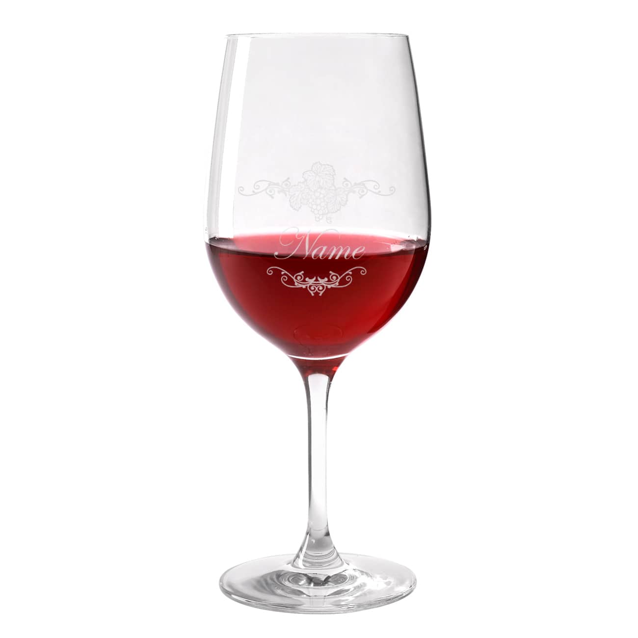 Leonardo Weinglas mit Gravur des Namens