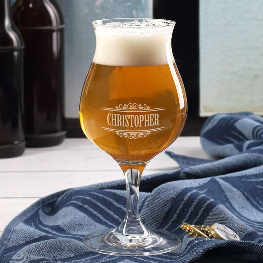 persönliches Craft-Beer Glas mit Ihrem Wunschnamen graviert