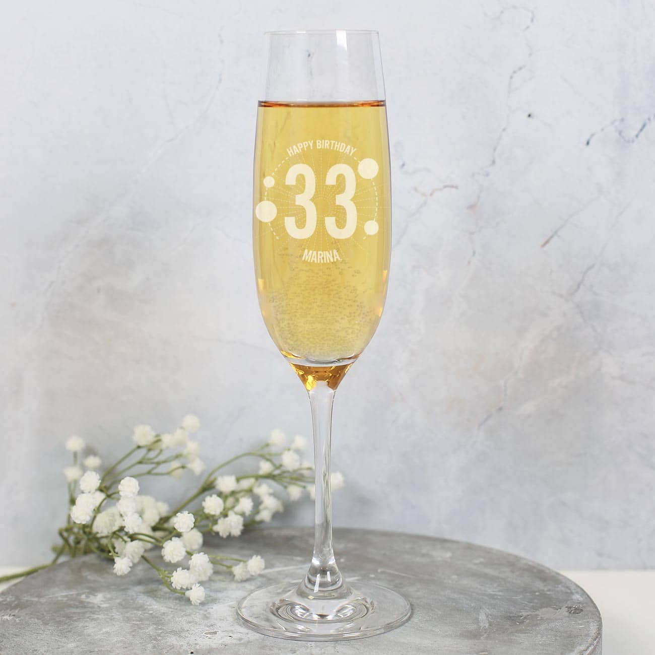 Sektglas von Leonardo zum Geburtstag mit Gravur Sektglas von Leonardo zum Geburtstag mit Gravur 