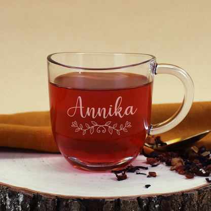 Verziert mit Ornamenten und Namen nach Wunsch