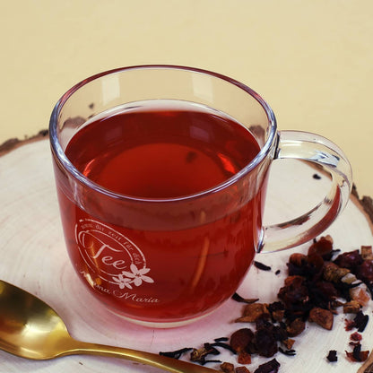 Teeglas - Nimm dir Zeit für dich - mit Name