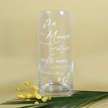 Glasvase zum Muttertag