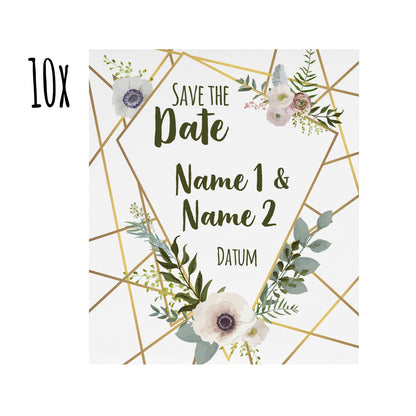 Im 10er Set mit Ihren Angaben