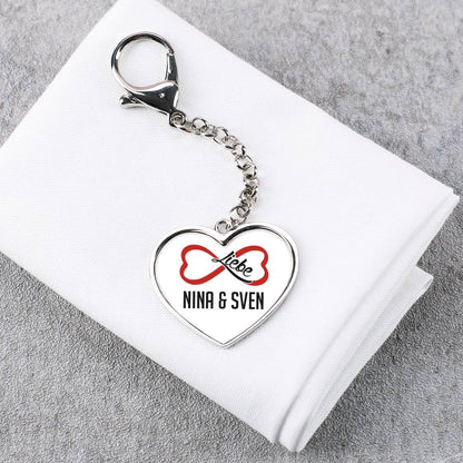 Unendliche Liebe - Schlüsselanhänger mit Ihrem Foto