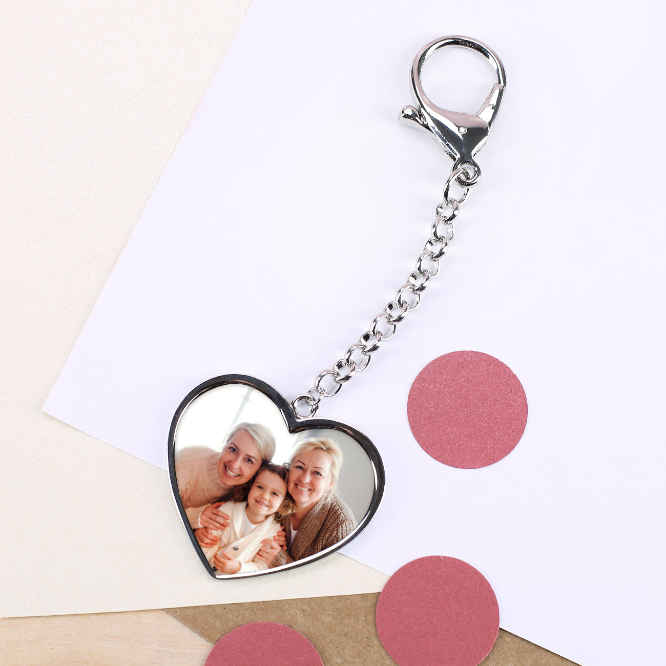Anhänger für den Schlüsselbund mit Foto