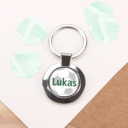 Schlüsselanhänger mit Name für Fußballer