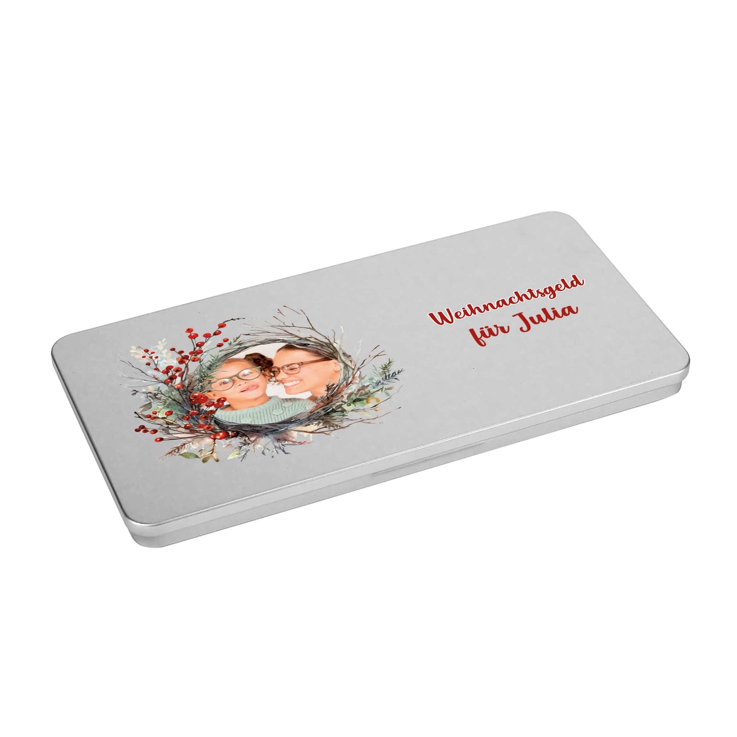 Mit Foto & zwei Zeilen Text personalisiert