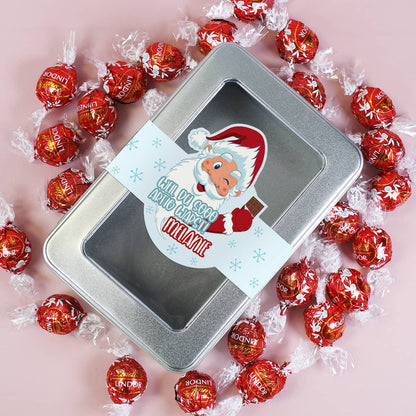 Weil du sooo artig warst! - 24 Lindorkugeln als Adventskalender in personalisierter Blechdose
