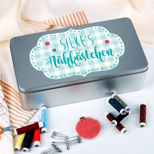 Nähkästchen mit Ihrem Wunschnamen bedruckt