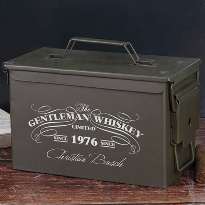 bedruckte Munitionsbox