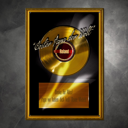 Bester Papa der Welt - Blechschild