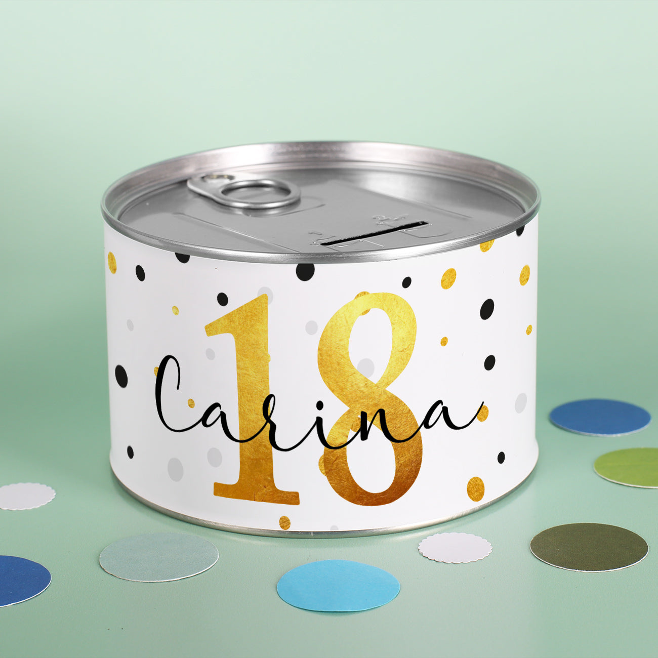 Bedruckt mit Name und Alter nach Wunsch