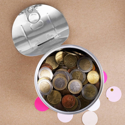 Zum Aufreißen sobald die Dose voll ist