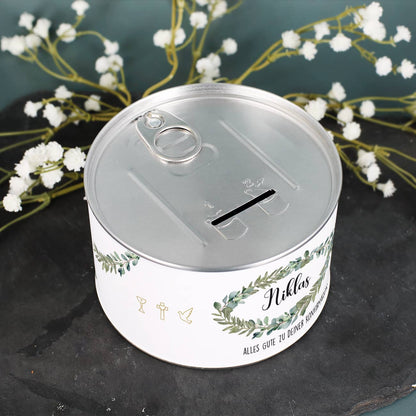 Spardose für Geldgeschenke zur Taufe, Kommunion, Konfirmation