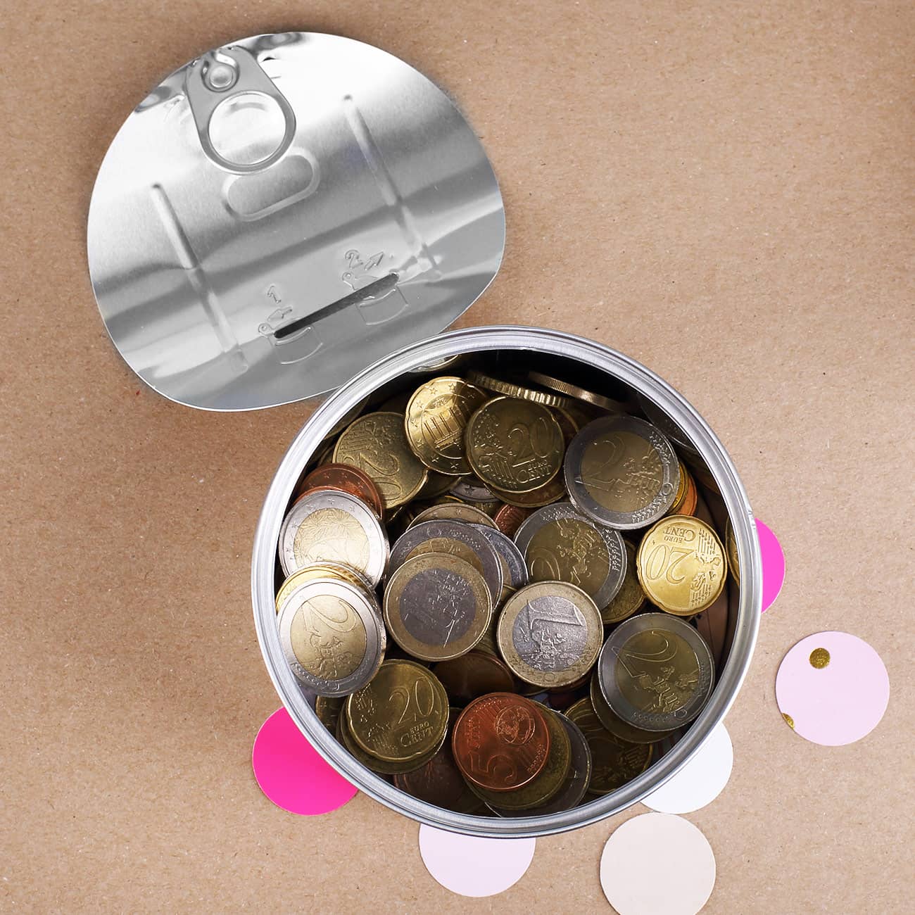 Spardose zum Aufreißen zur Jugendweihe mit Name und Datum