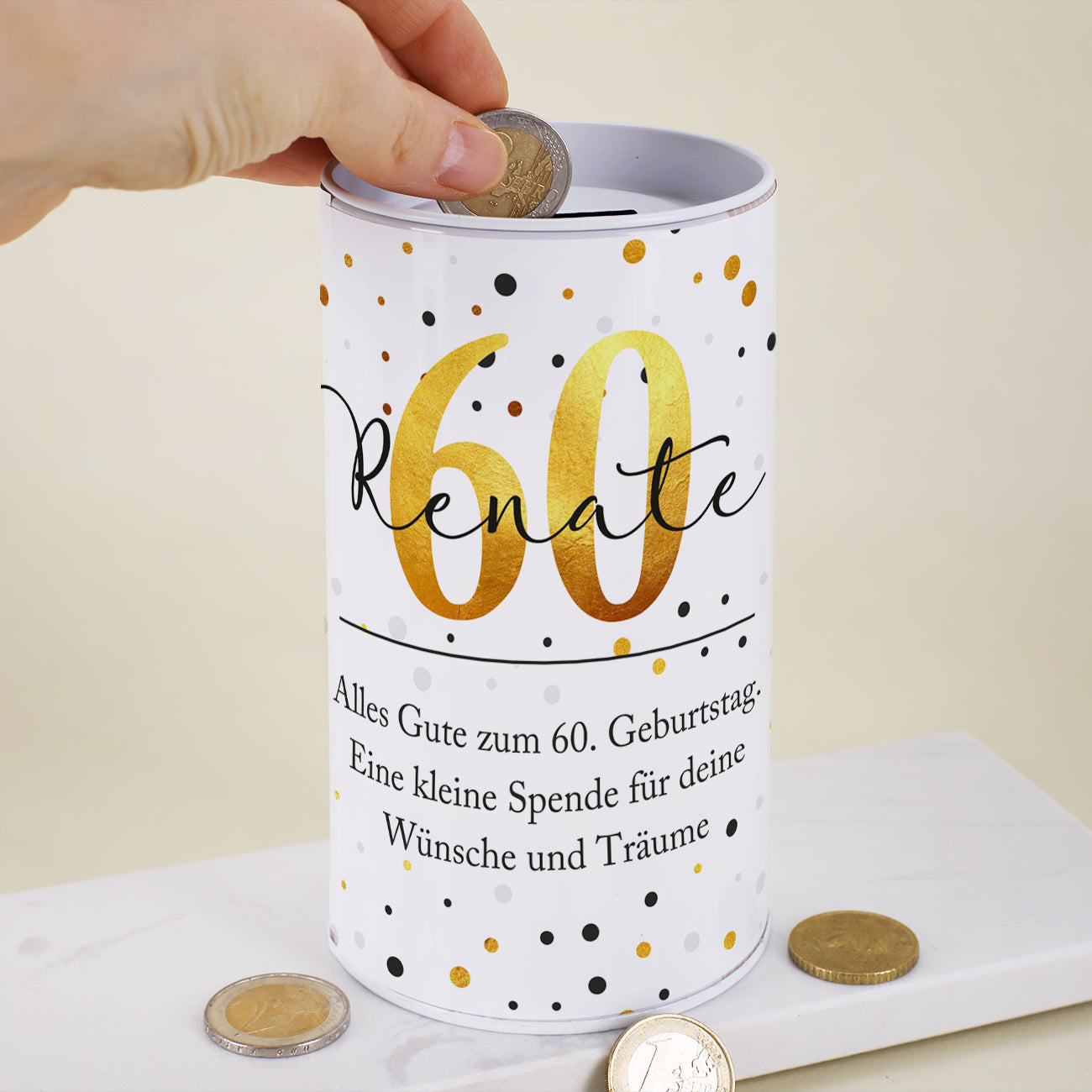 Mit edlem Geburtstags-Motiv