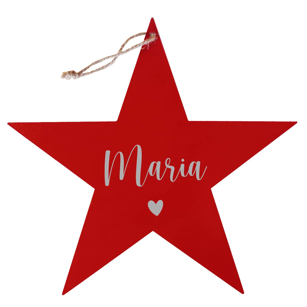 Mit Name und Herz graviert