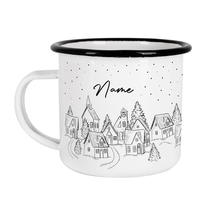 Mit Name personalisierte Stadt