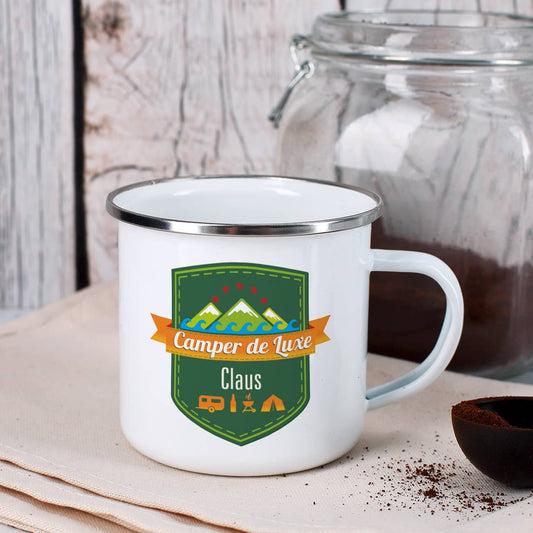 Camper de Luxe Emailletasse