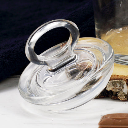 Glasdose mit Ostereier-Design und Ihrem Wunschnamen