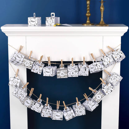 Adventskalender zum selbst befüllen mit Wunschname und tollem Motiv