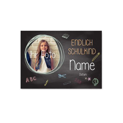 Mit Ihren Angaben bedruckt