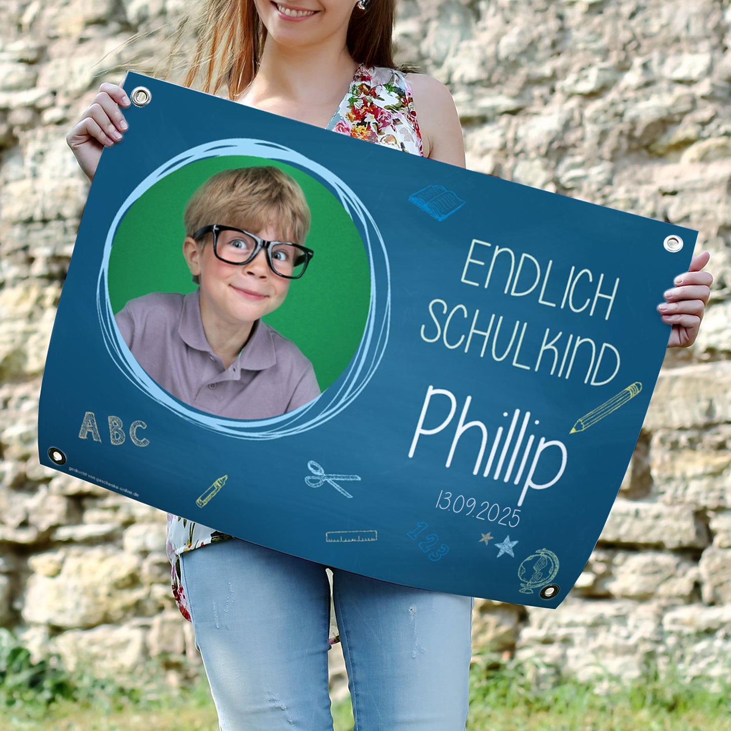 Fotobanner zur Einschulung