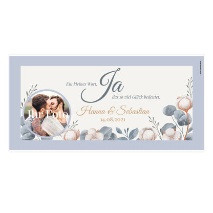 Romantisches Foto Hochzeitsbanner 