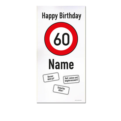 XXL-Banner zum 60. Geburtstag
