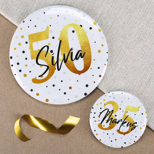 Individueller Geburtstagsbutton