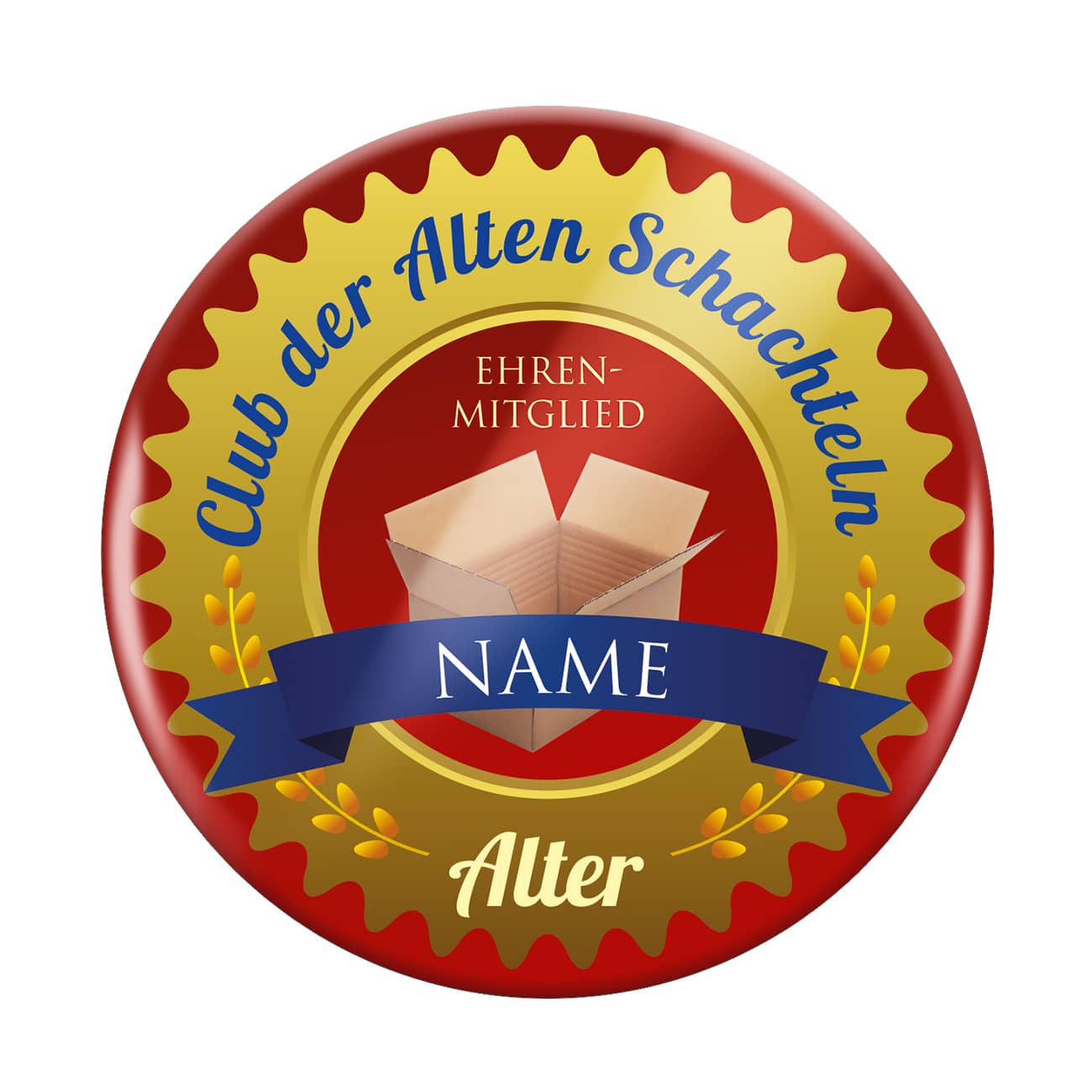 Anstecker mit Personalisierung zum Geburtstag