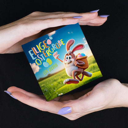 Personalisierte Osterüberraschung „Eilige Ostergrüße“ mit 4 köstlichen Lindorkugeln