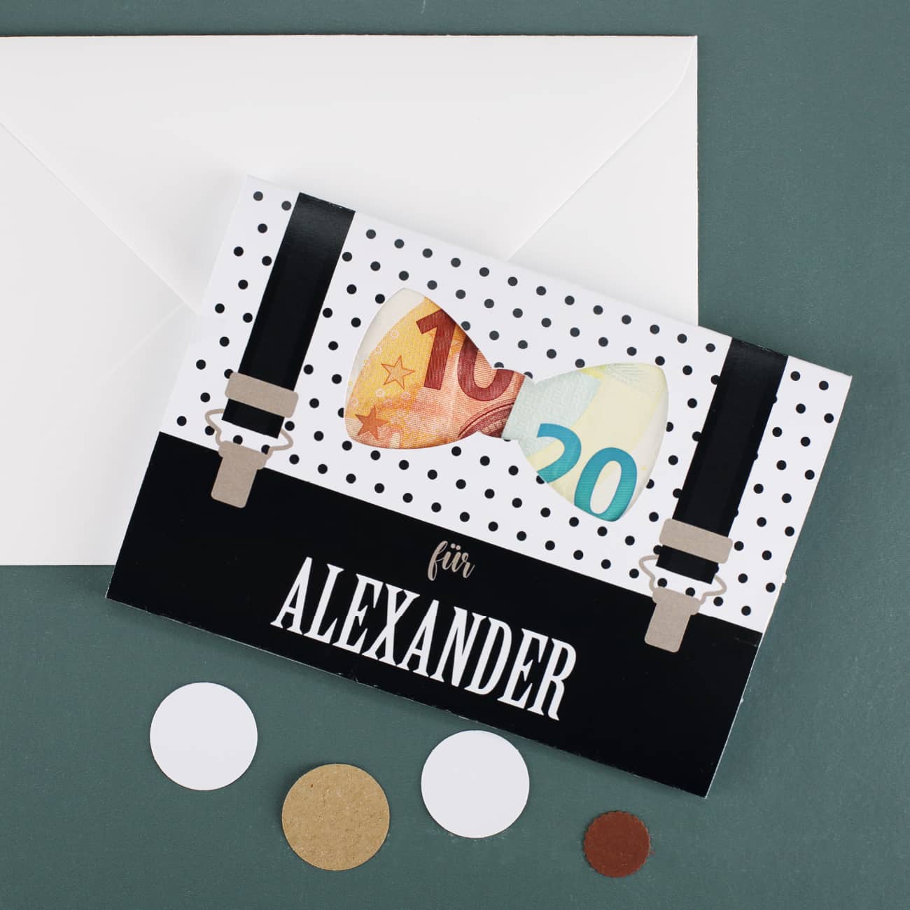 Karte zum Geburtstag oder andere Anlässe personalisiert mit Name