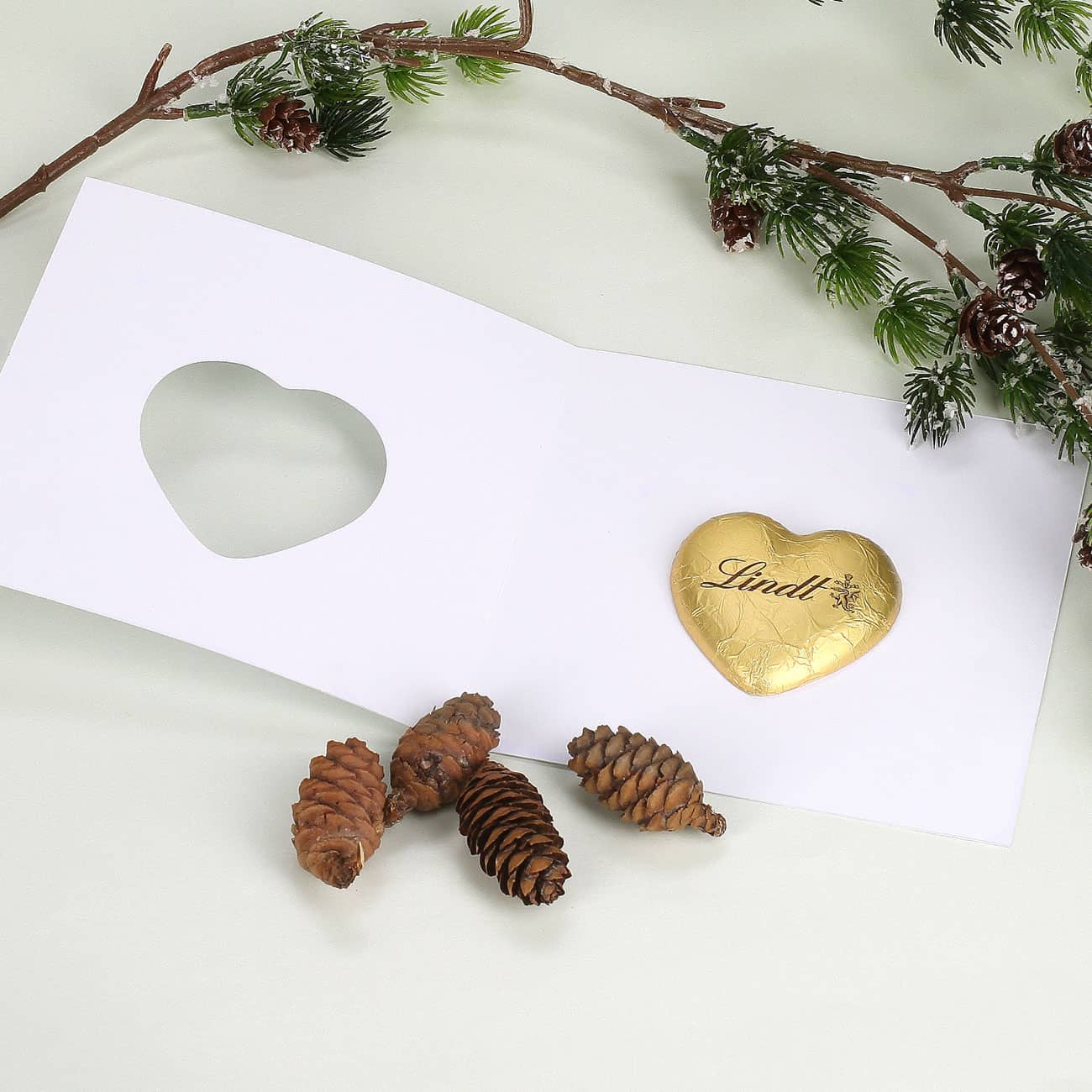 Karte innen zum selbst Beschreiben