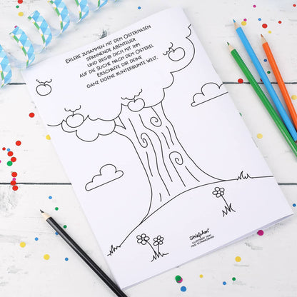 Malheft zu Ostern für Mädchen und Jungen