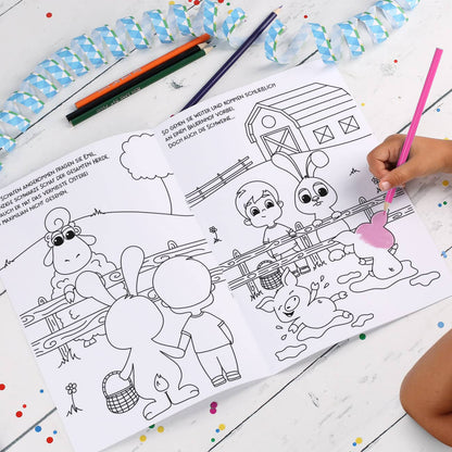 Ostergeschichte für Jungen zum Ausmalen