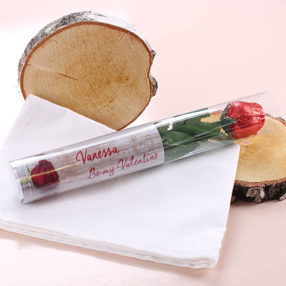 Schokorose in der Verpackung